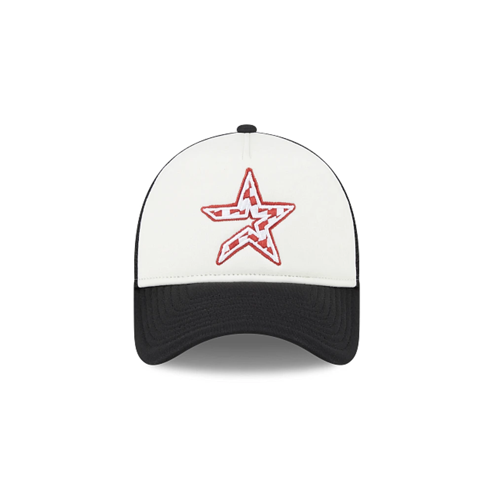 Houston Astros MLB Check Flag 9FORTY AF Snapback