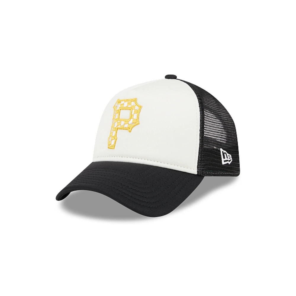 Pittsburgh Pirates MLB Check Flag 9FORTY AF Snapback