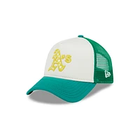 Oakland Athletics MLB Check Flag 9FORTY AF Snapback