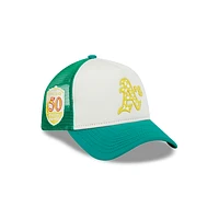 Oakland Athletics MLB Check Flag 9FORTY AF Snapback