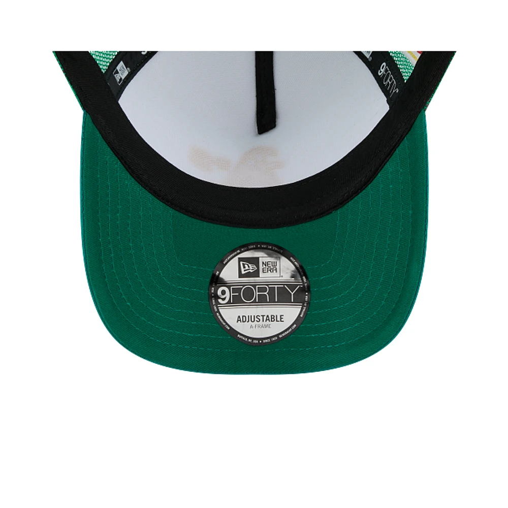 Oakland Athletics MLB Check Flag 9FORTY AF Snapback