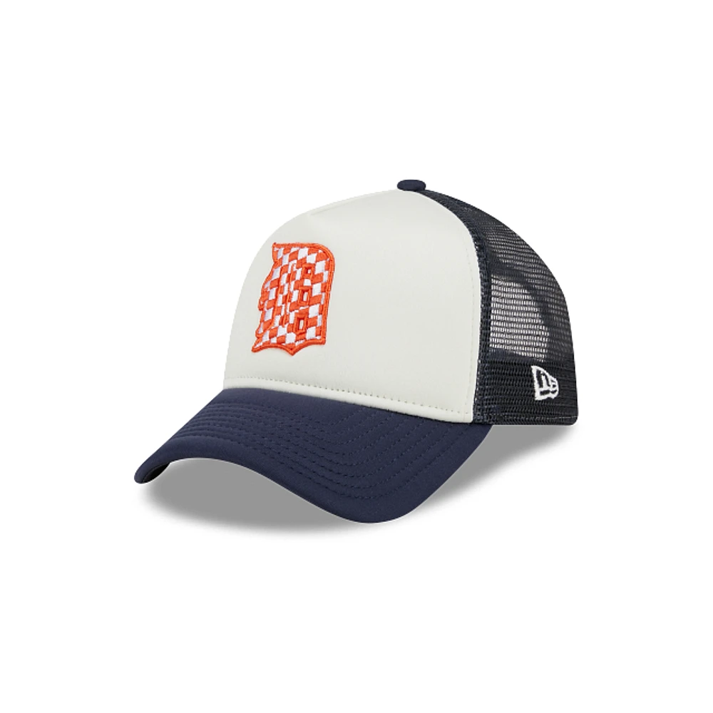 Detroit Tigers MLB Check Flag 9FORTY AF Snapback