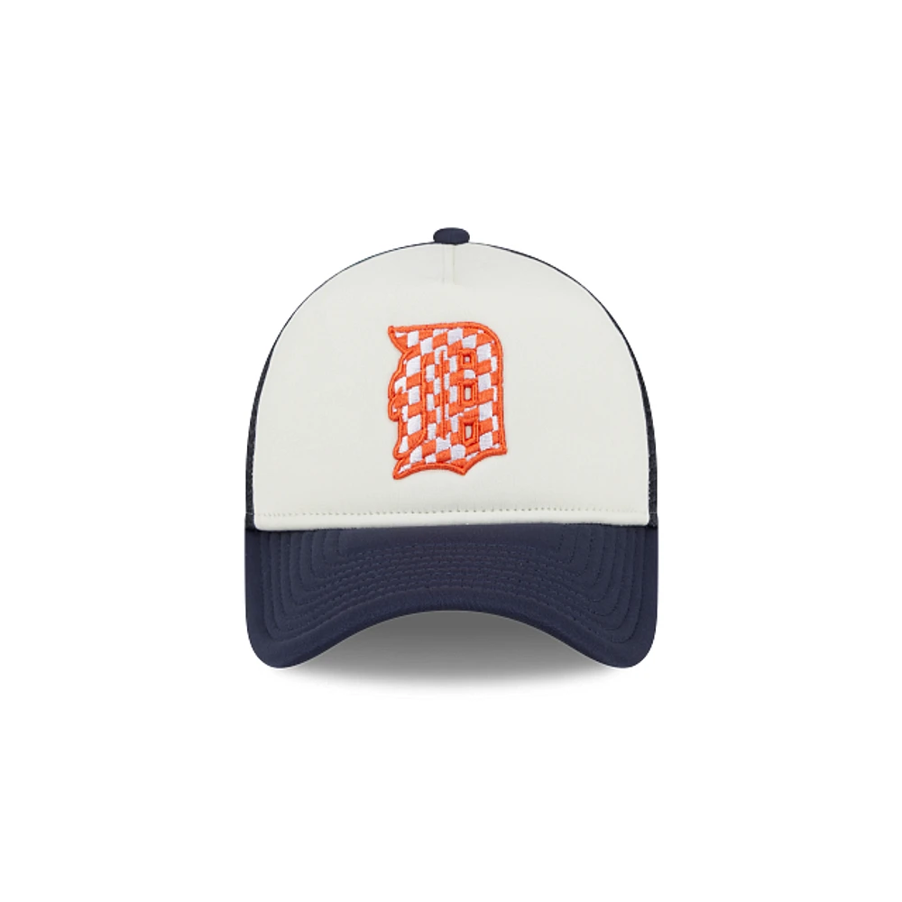 Detroit Tigers MLB Check Flag 9FORTY AF Snapback