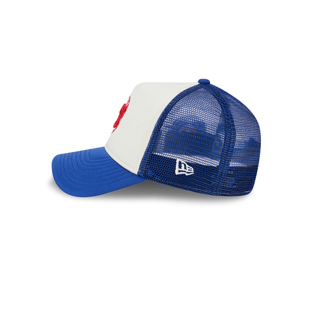 Chicago Cubs MLB Check Flag 9FORTY AF Snapback