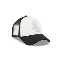 Chicago White Sox MLB Check Flag 9FORTY AF Snapback