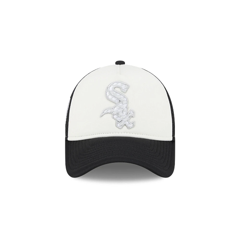 Chicago White Sox MLB Check Flag 9FORTY AF Snapback