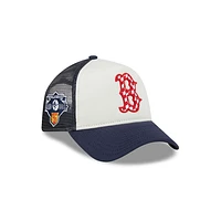 Boston Red Sox MLB Check Flag 9FORTY AF Snapback