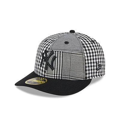 New York Yankees MLB Patch Plaid 59FIFTY LP Cerrada