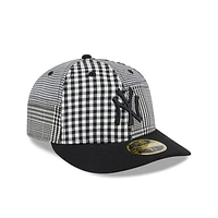 New York Yankees MLB Patch Plaid 59FIFTY LP Cerrada