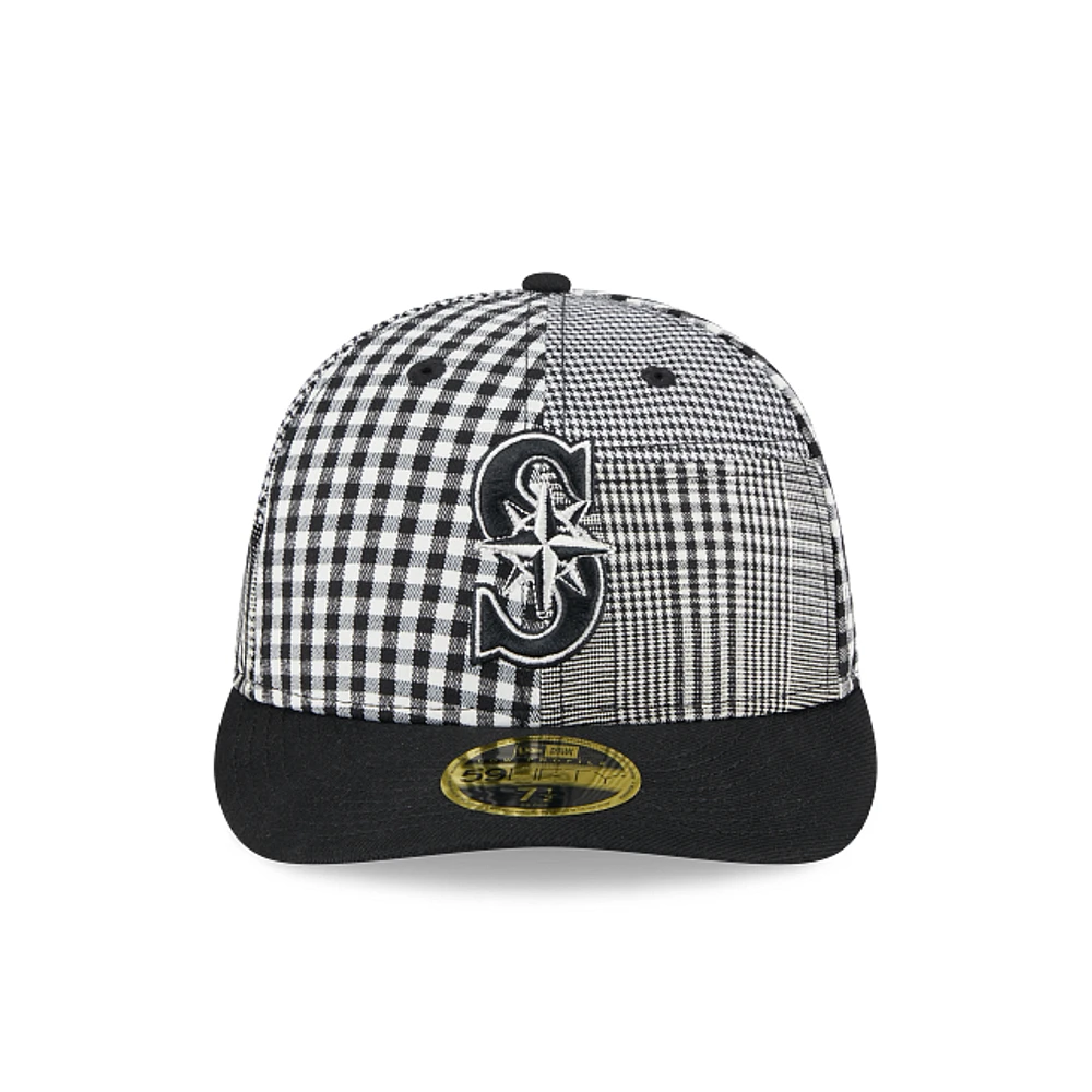 Seattle Mariners MLB Patch Plaid 59FIFTY LP Cerrada