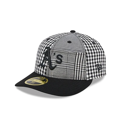 Oakland Athletics MLB Patch Plaid 59FIFTY LP Cerrada