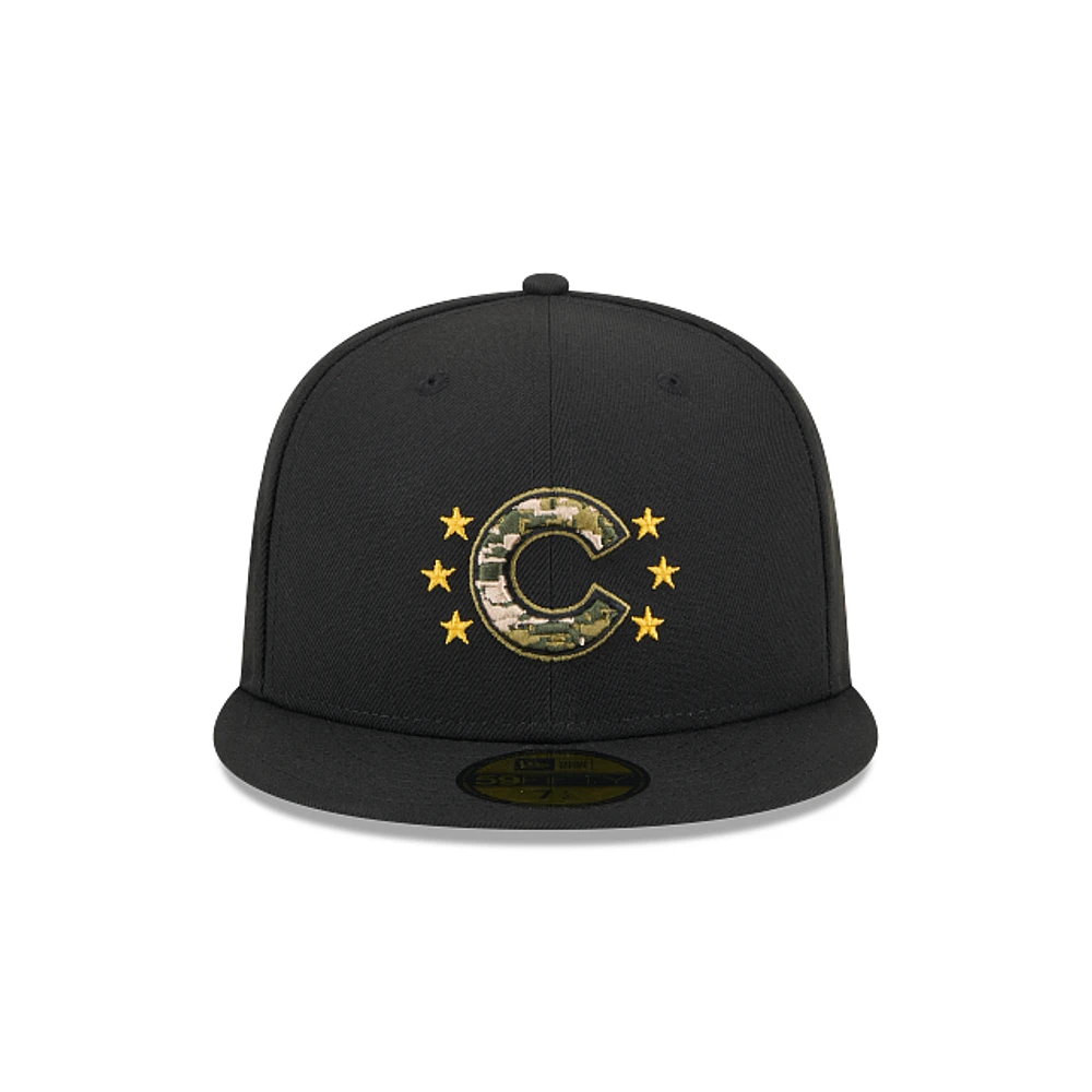 Chicago Cubs MLB Armed Forces Day 2024 59FIFTY Cerrada