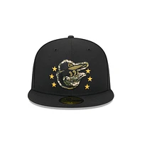 Baltimore Orioles MLB Armed Forces Day 2024 59FIFTY Cerrada