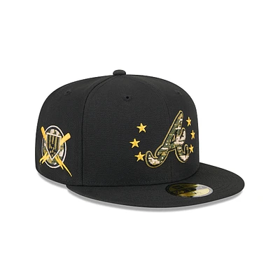 Atlanta Braves MLB Armed Forces Day 2024 59FIFTY Cerrada