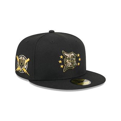 Detroit Tigers MLB Armed Forces Day 2024 59FIFTY Cerrada
