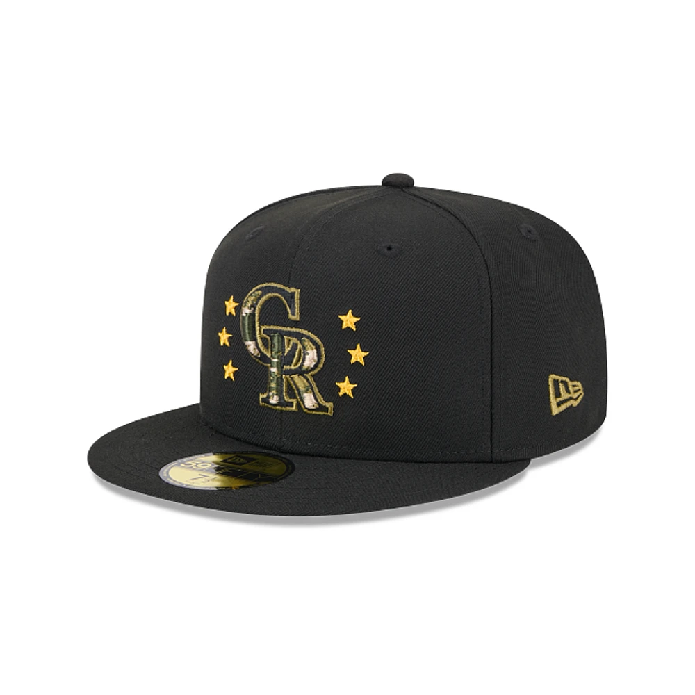 Colorado Rockies MLB Armed Forces Day 2024 59FIFTY Cerrada