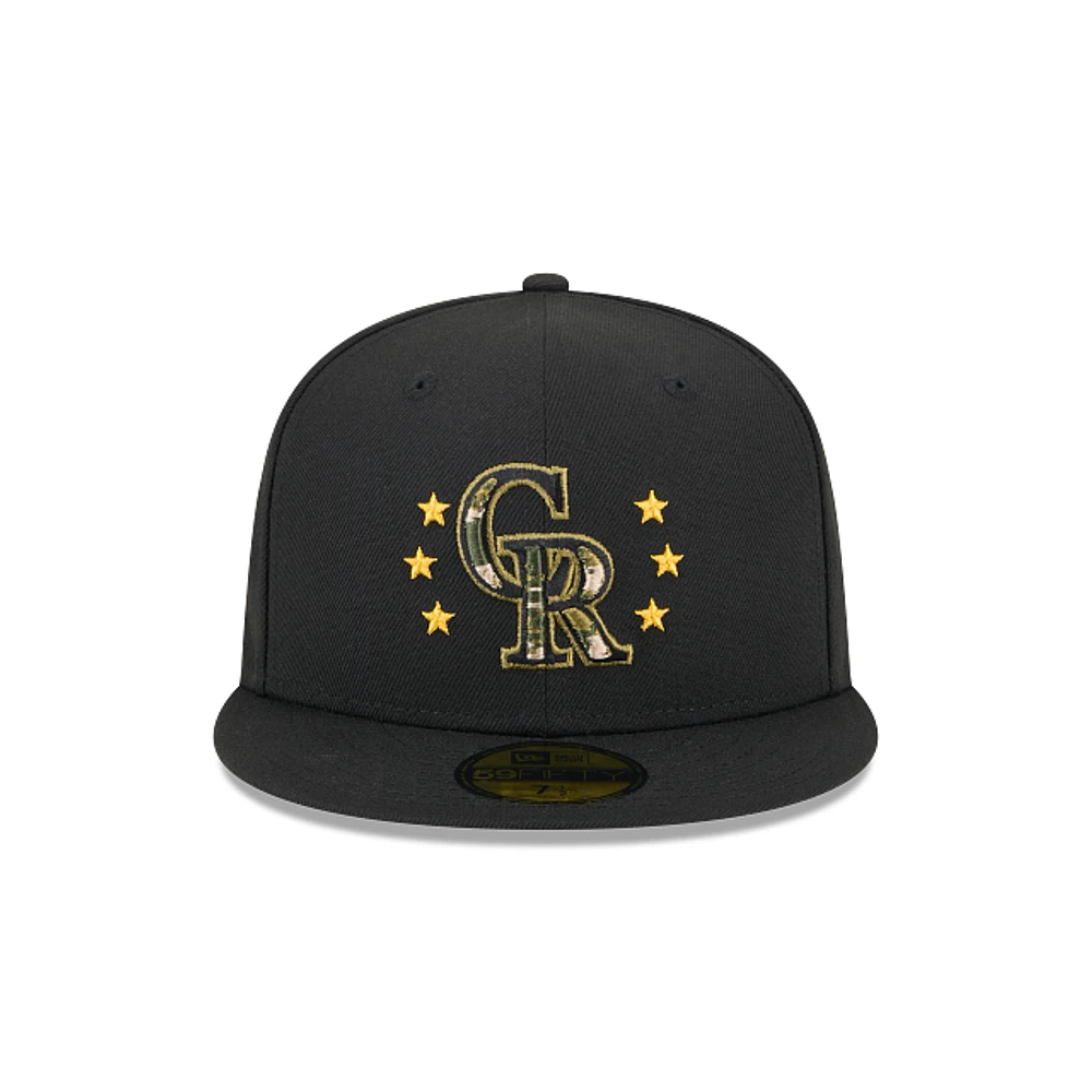 Colorado Rockies MLB Armed Forces Day 2024 59FIFTY Cerrada