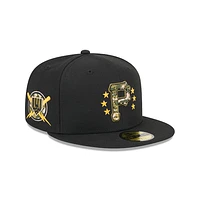 Pittsburgh Pirates MLB Armed Forces Day 2024 59FIFTY Cerrada