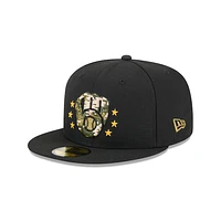 Milwaukee Brewers MLB Armed Forces Day 2024 59FIFTY Cerrada