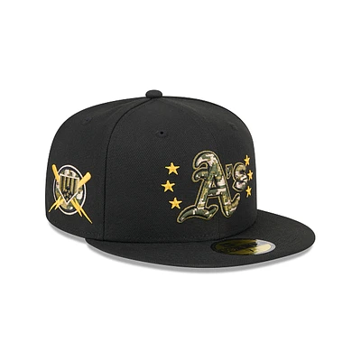 Oakland Athletics MLB Armed Forces Day 2024 59FIFTY Cerrada