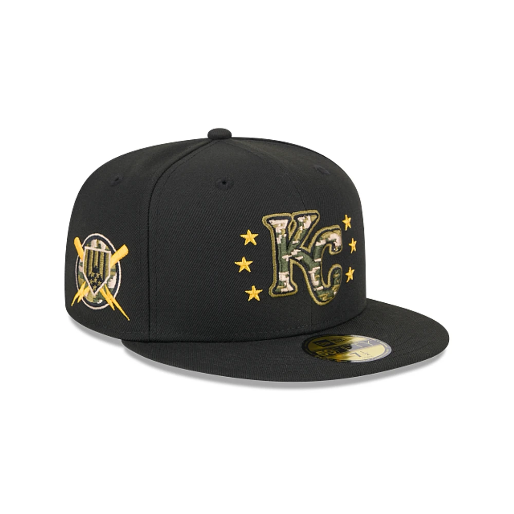 Kansas City Royals MLB Armed Forces Day 2024 59FIFTY Cerrada