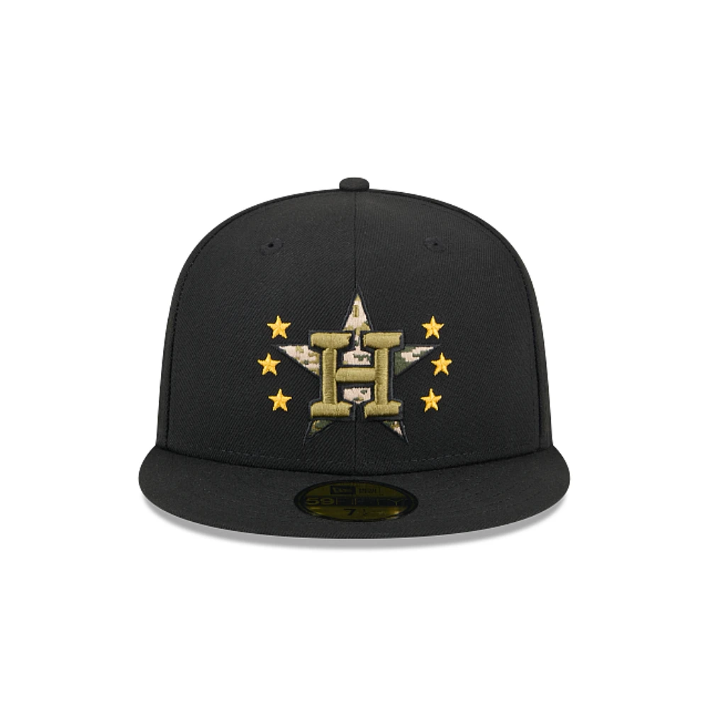 Houston Astros MLB Armed Forces Day 2024 59FIFTY Cerrada