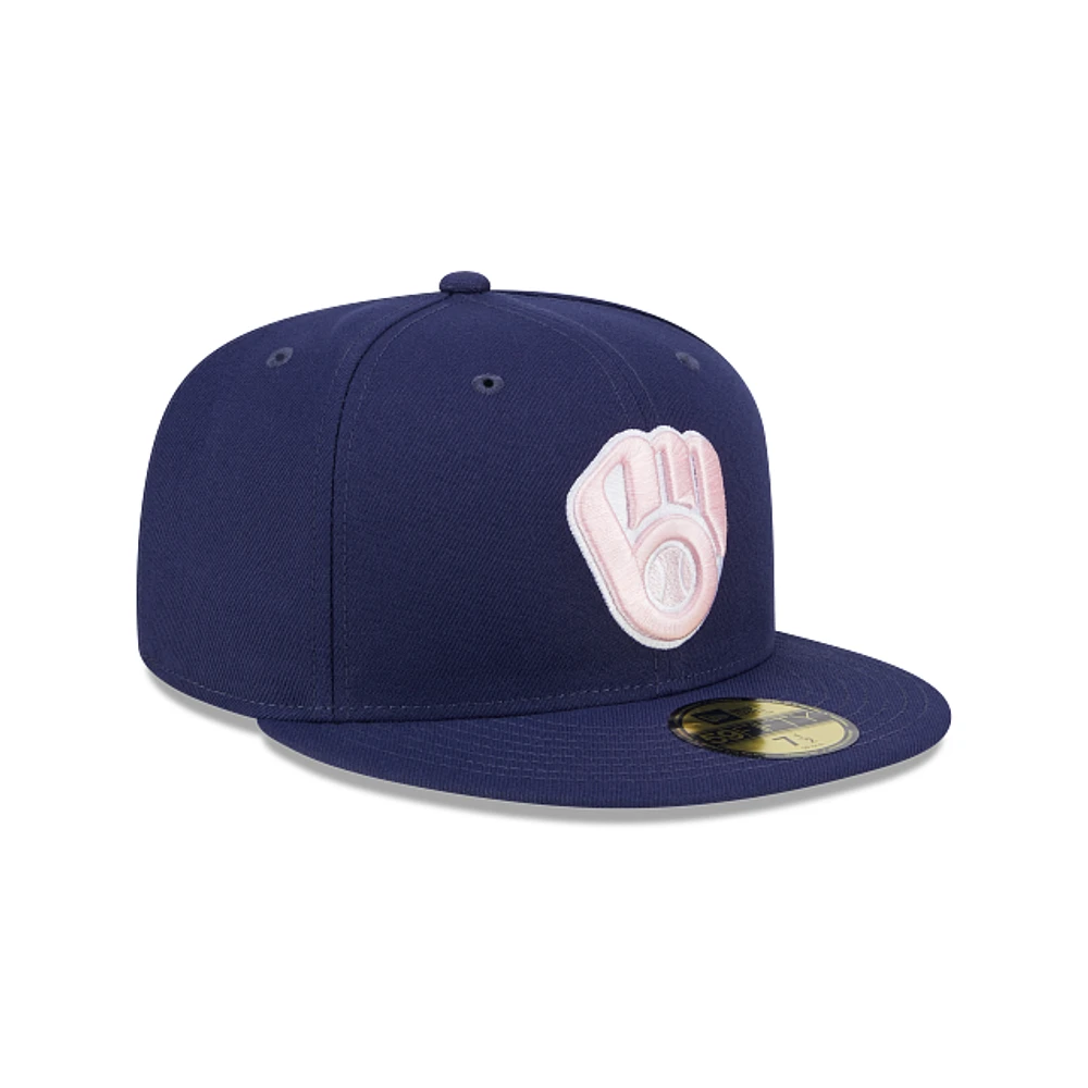 Milwaukee Brewers MLB Mother's Day 2024 59FIFTY Cerrada