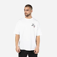 Playera Manga Corta New Era Brand Floral Blanca