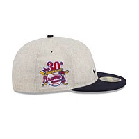 Atlanta Braves MLB Melton Wool 59FIFTY Retro Crown Cerrada