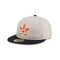 Houston Astros MLB Melton Wool 59FIFTY Retro Crown Cerrada