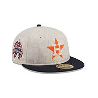 Houston Astros MLB Melton Wool 59FIFTY Retro Crown Cerrada