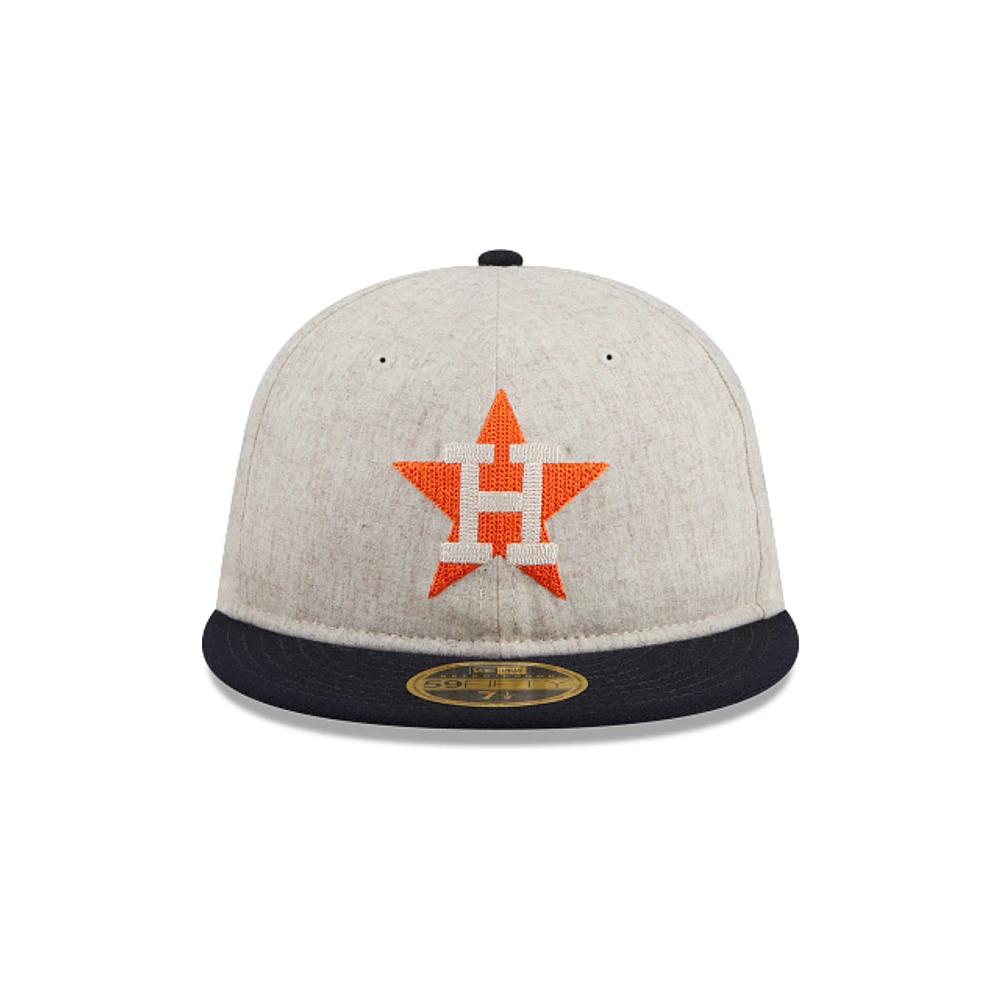 Houston Astros MLB Melton Wool 59FIFTY Retro Crown Cerrada