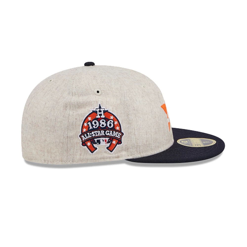 Houston Astros MLB Melton Wool 59FIFTY Retro Crown Cerrada