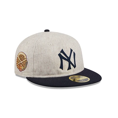 New York Yankees MLB Melton Wool 59FIFTY Retro Crown Cerrada