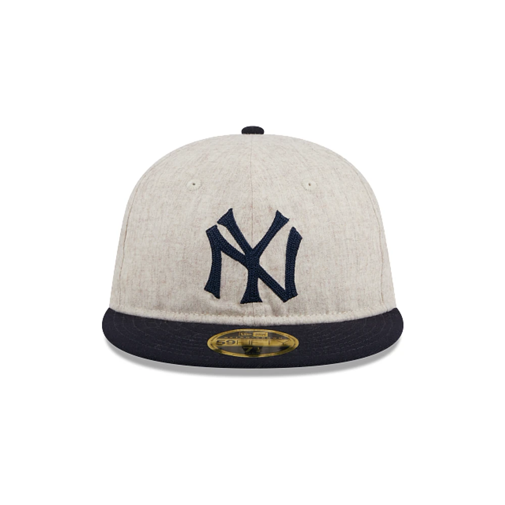 New York Yankees MLB Melton Wool 59FIFTY Retro Crown Cerrada