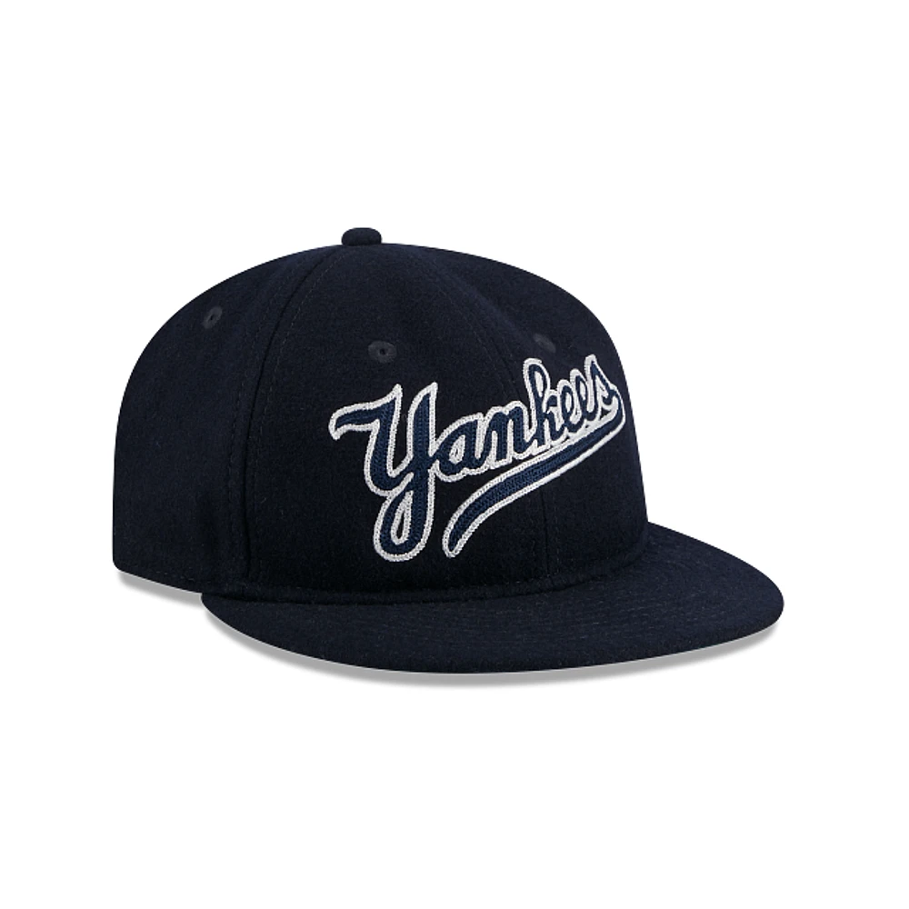 New York Yankees MLB Melton Wool 9FIFTY Retro Crown Strapback