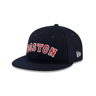 Boston Red Sox MLB Melton Wool 9FIFTY Retro Crown Strapback