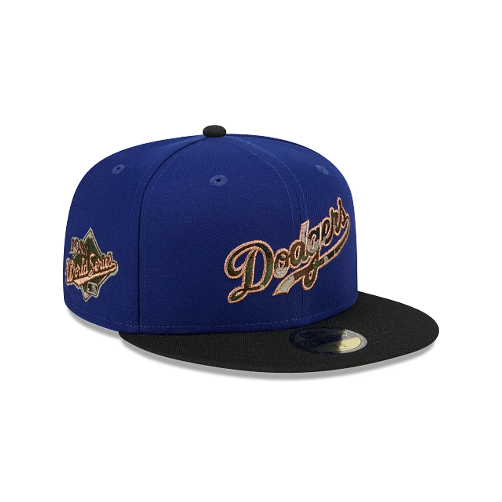 Los Angeles Dodgers MLB Camo Fill 59FIFTY Cerrada