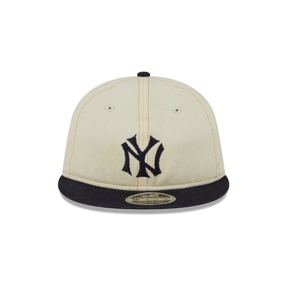 New York Yankees MLB Chrome Denim 9FIFTY RC Strapback