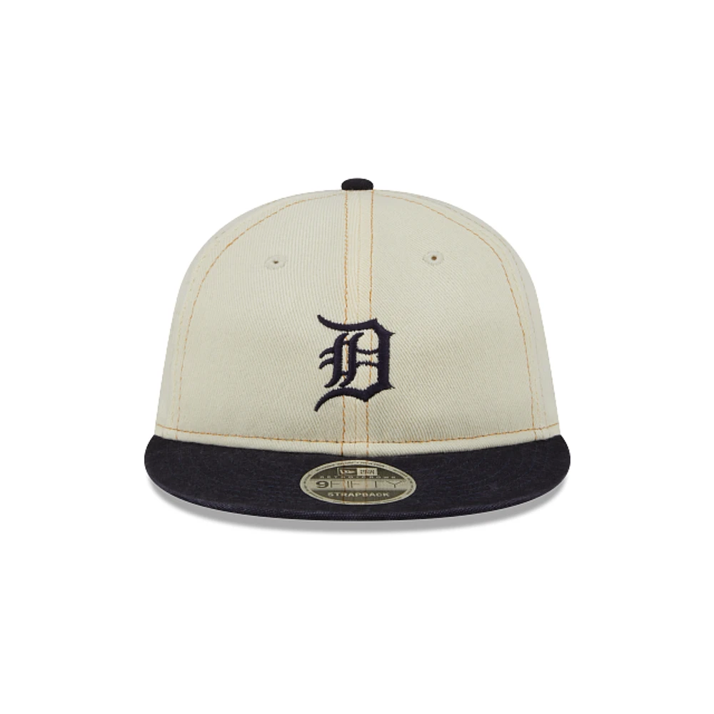 Detroit Tigers MLB Chrome Denim 9FIFTY RC Strapback