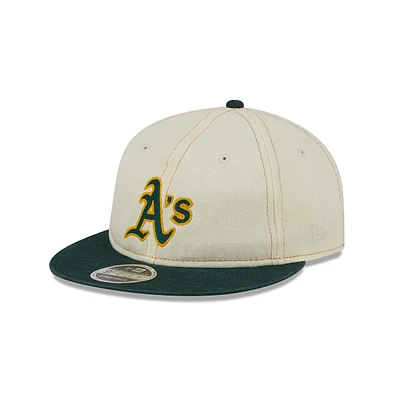 Oakland Athletics MLB Chrome Denim 9FIFTY RC Strapback