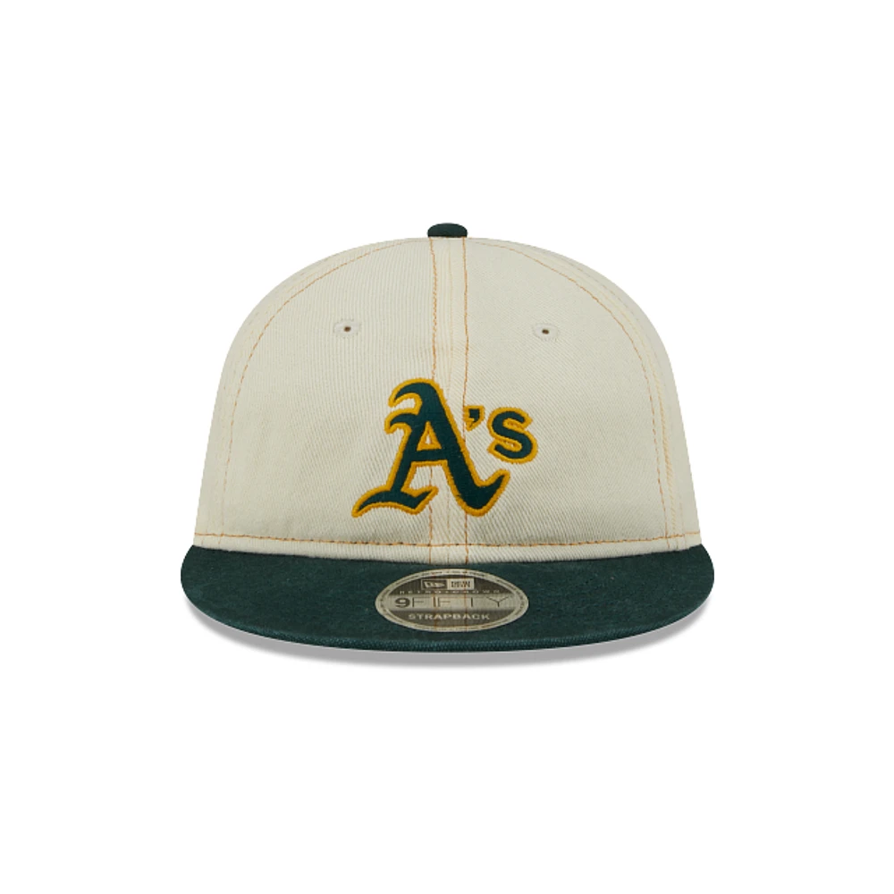 Oakland Athletics MLB Chrome Denim 9FIFTY RC Strapback