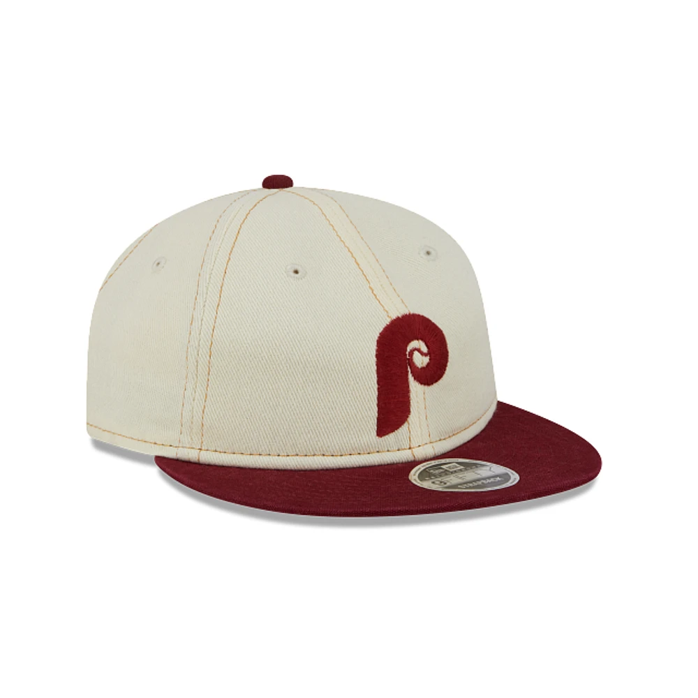 Philadelphia Phillies MLB Chrome Denim 9FIFTY RC Strapback