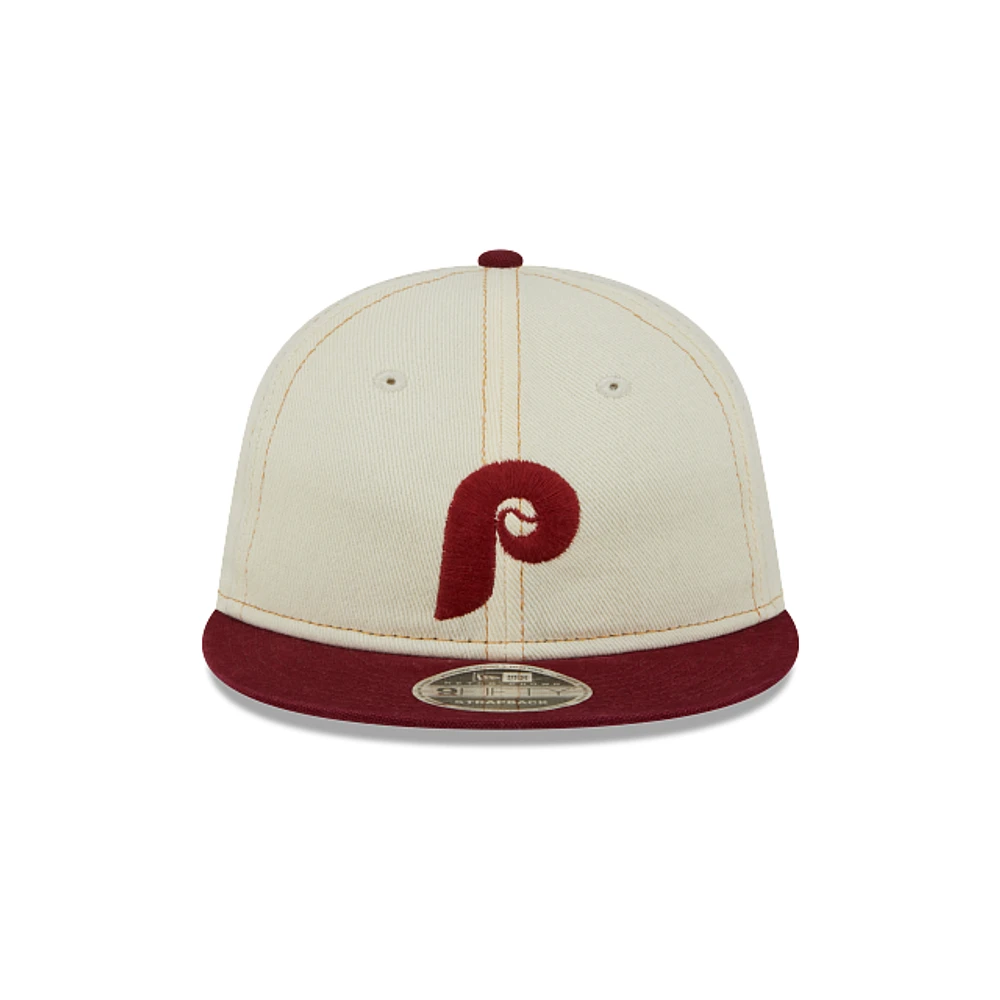 Philadelphia Phillies MLB Chrome Denim 9FIFTY RC Strapback