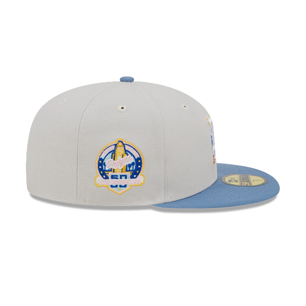 Los Angeles Dodgers MLB Color Brush 59FIFTY Cerrada