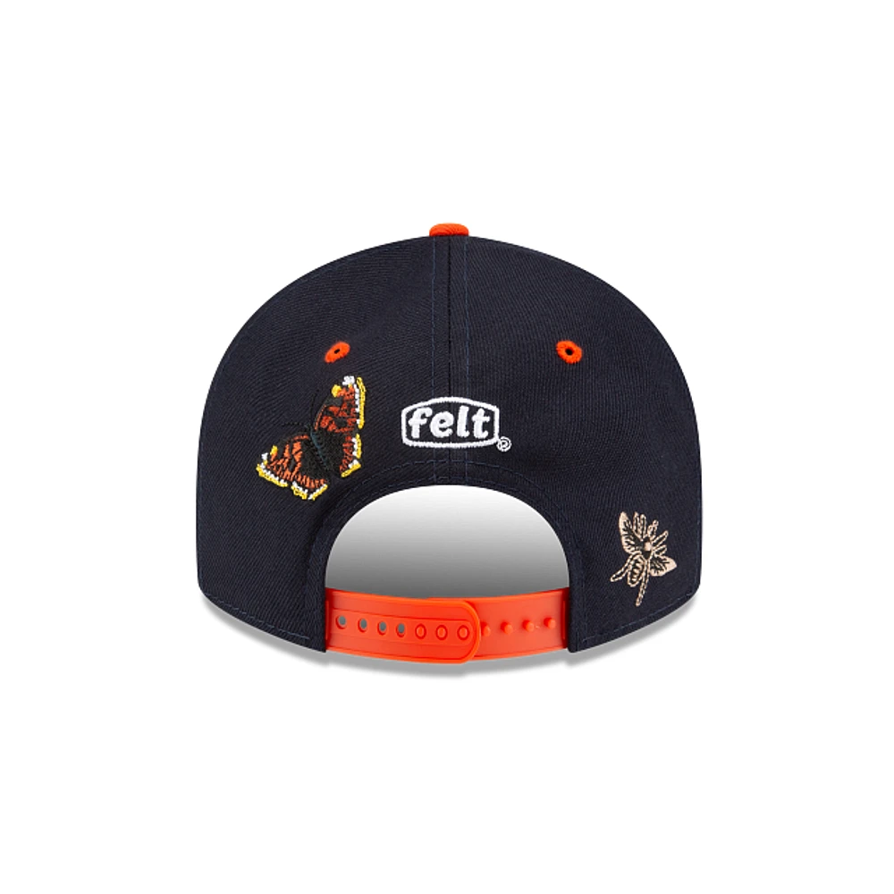 Felt X Houston Astros MLB 9FIFTY Snapback