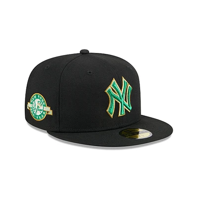 New York Yankees MLB Metallic Green Pop 59FIFTY Cerrada