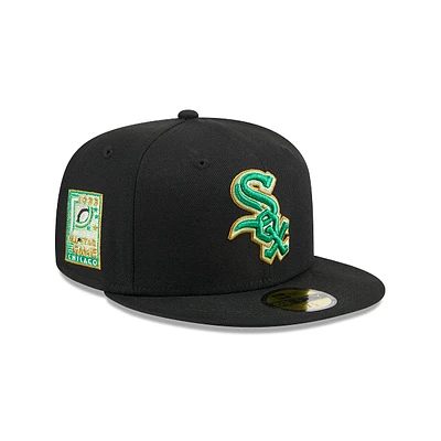 Chicago White Sox MLB Metallic Green Pop 59FIFTY Cerrada