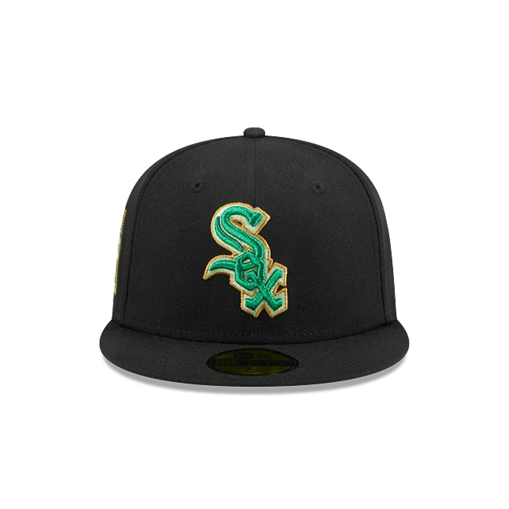 Chicago White Sox MLB Metallic Green Pop 59FIFTY Cerrada