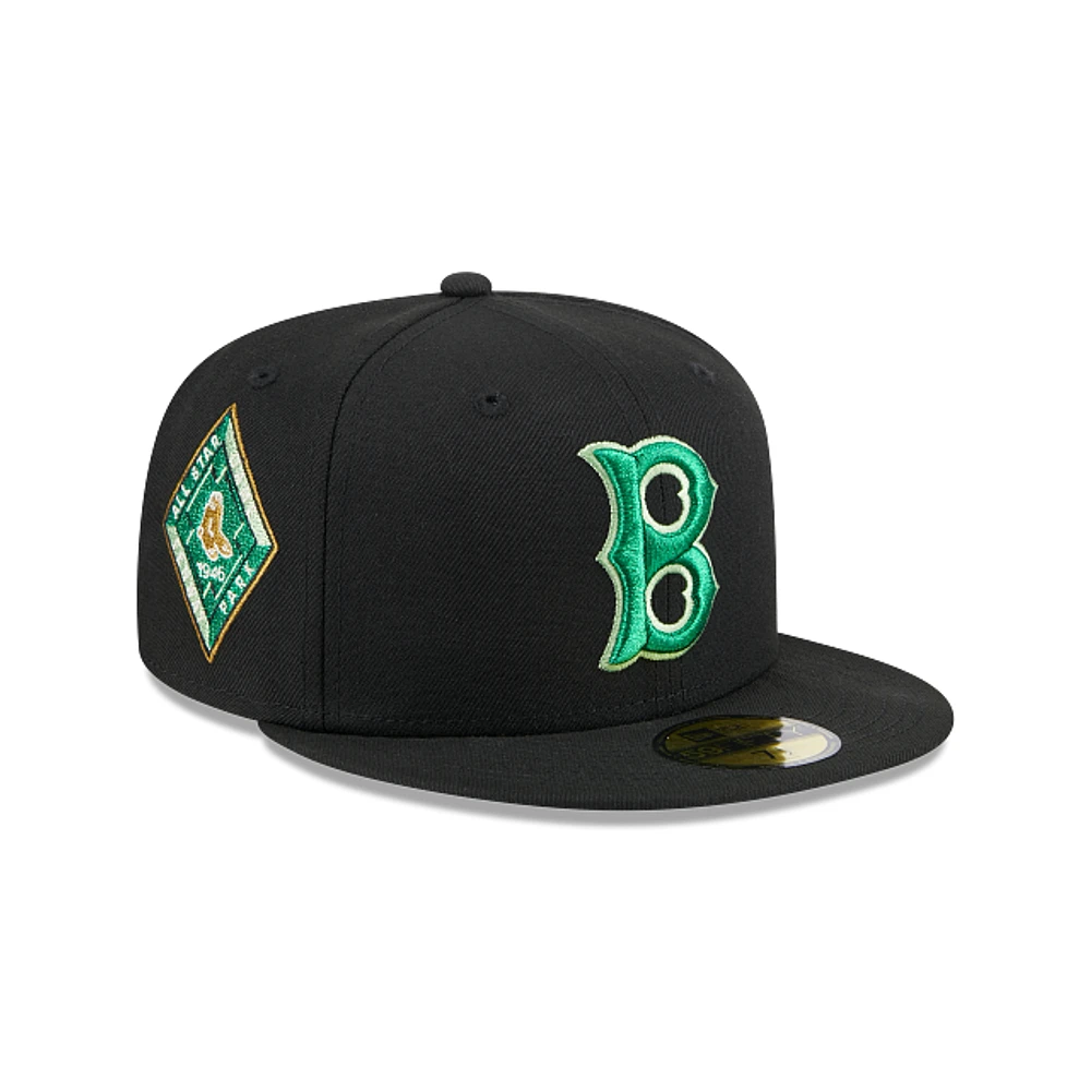 Boston Red Sox MLB Metallic Green Pop 59FIFTY Cerrada